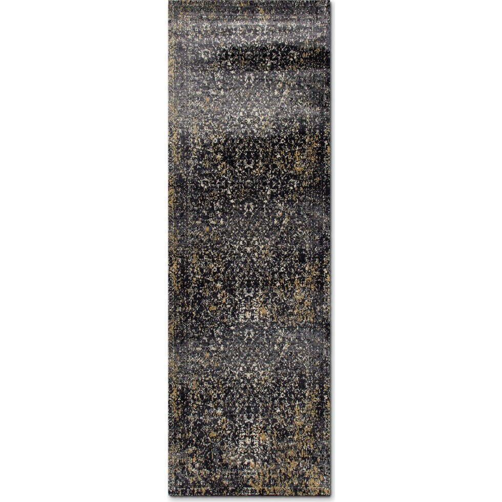 galactic gray rug   