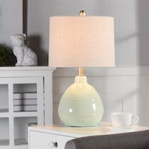 galadriel green table lamp   