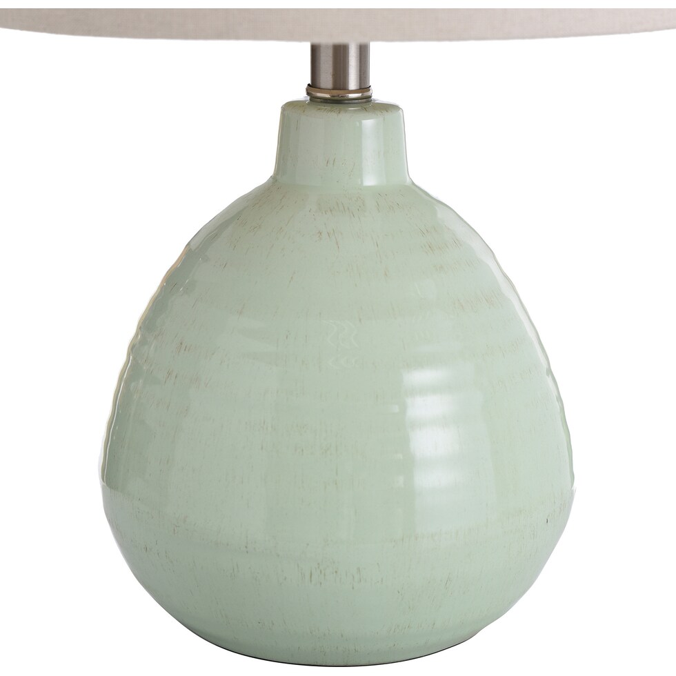 galadriel green table lamp   
