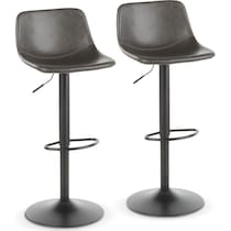 gale black bar stool   