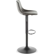 gale black bar stool   