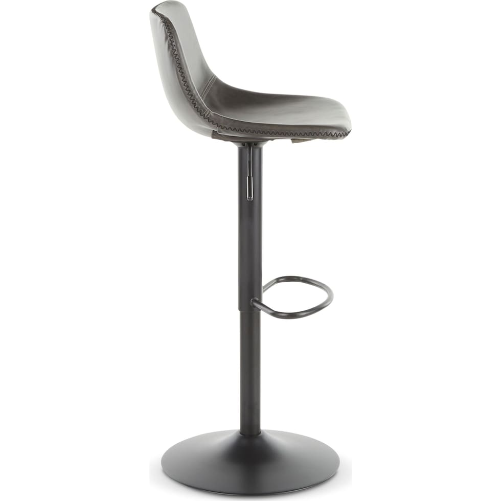 gale black bar stool   