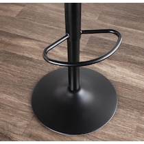 gale black bar stool   