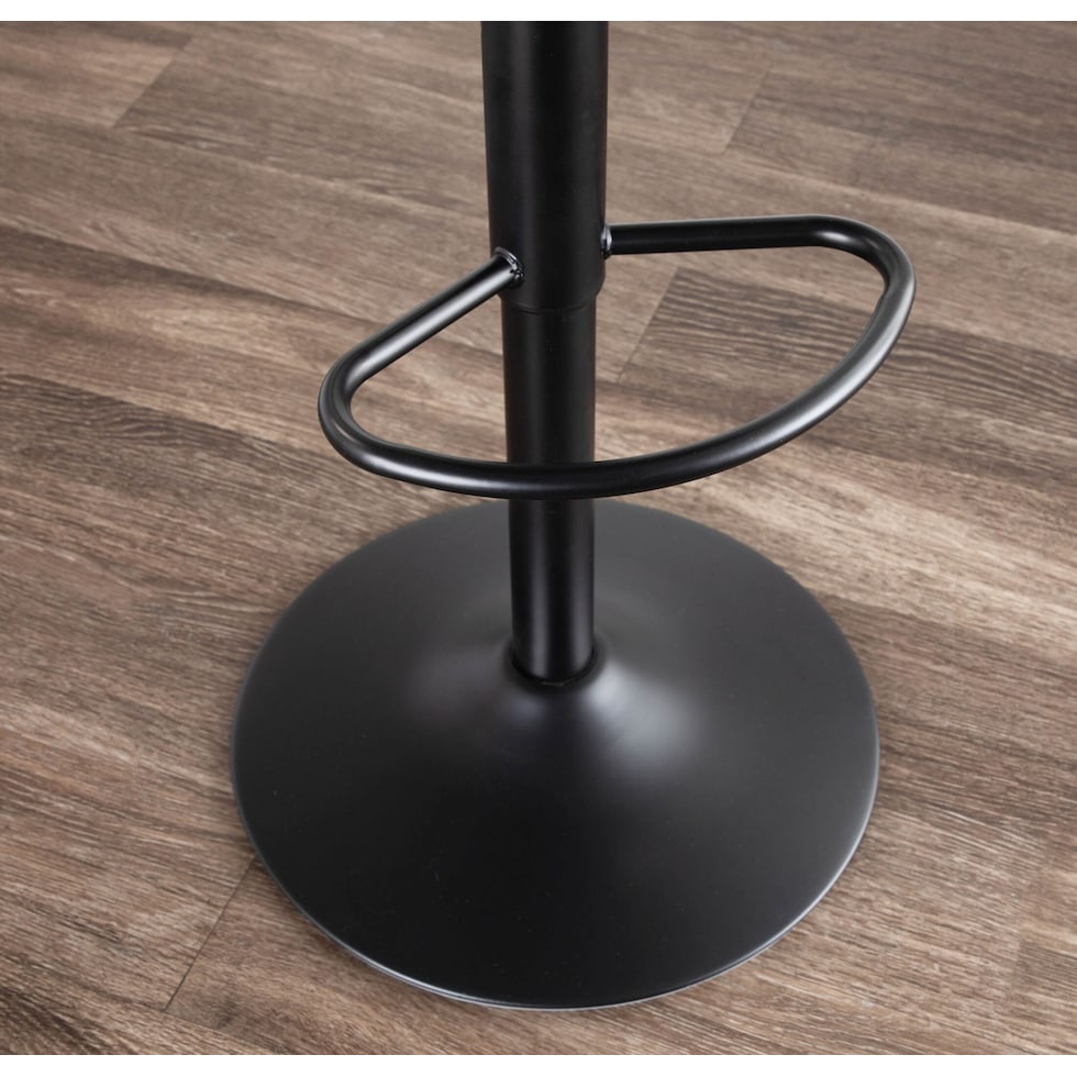 gale black bar stool   