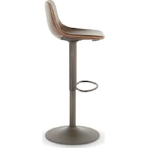 gale dark brown bar stool   