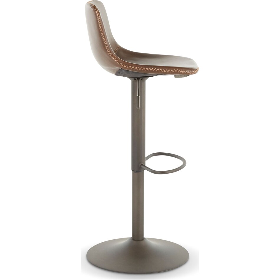 gale dark brown bar stool   