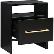 galen black nightstand   