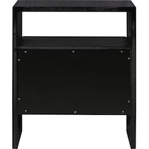 galen black nightstand   