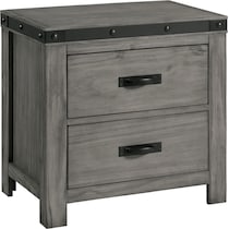 galilea gray nightstand   