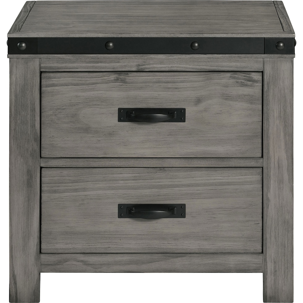 galilea gray nightstand   