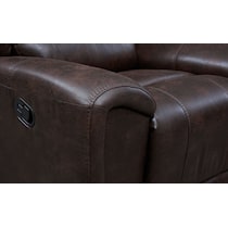 gallant dark brown manual recliner   