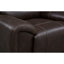 gallant dark brown power recliner   