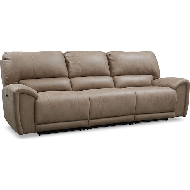 Living Room Furniture - Gallant 3-Piece Dual-Power Reclining Sofa