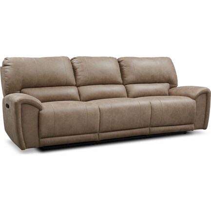 Gallant 3-Piece Manual Reclining Sofa - Taupe