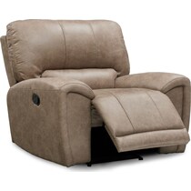 gallant light brown manual recliner   