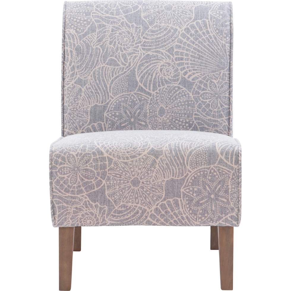 galli gray accent chair   