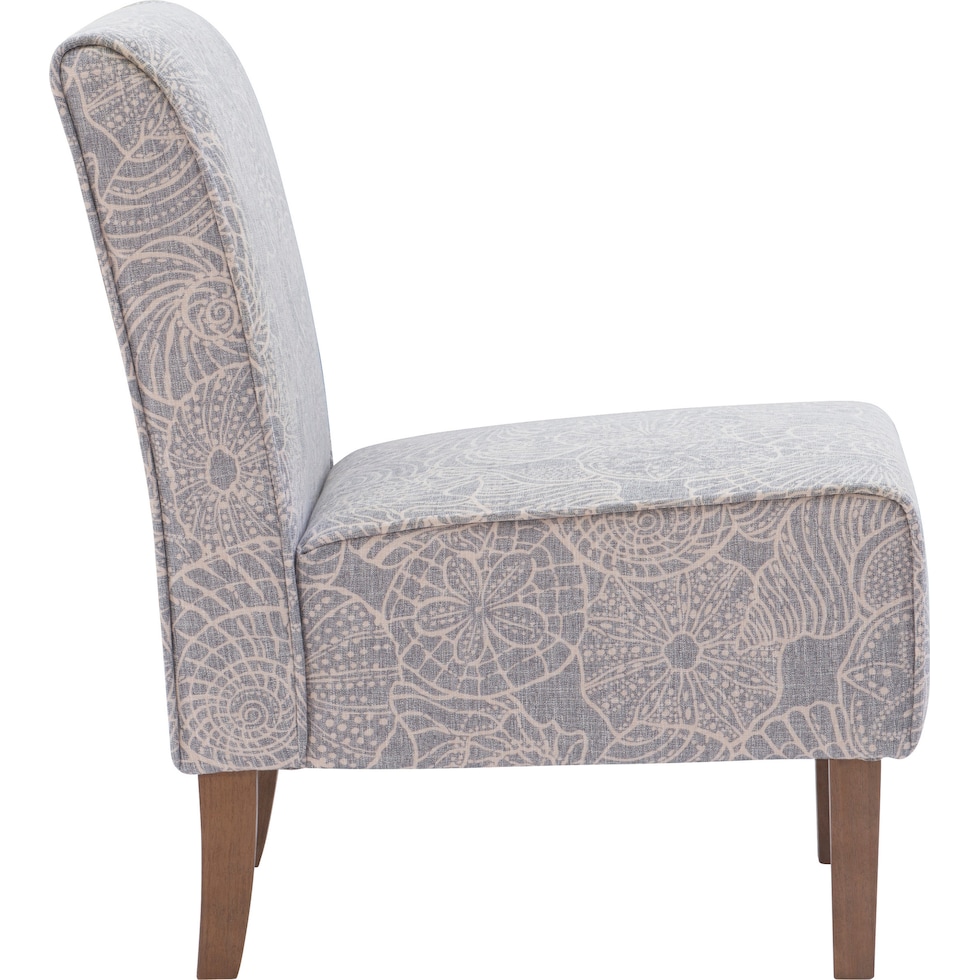 galli gray accent chair   