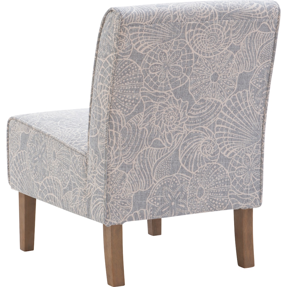 galli gray accent chair   