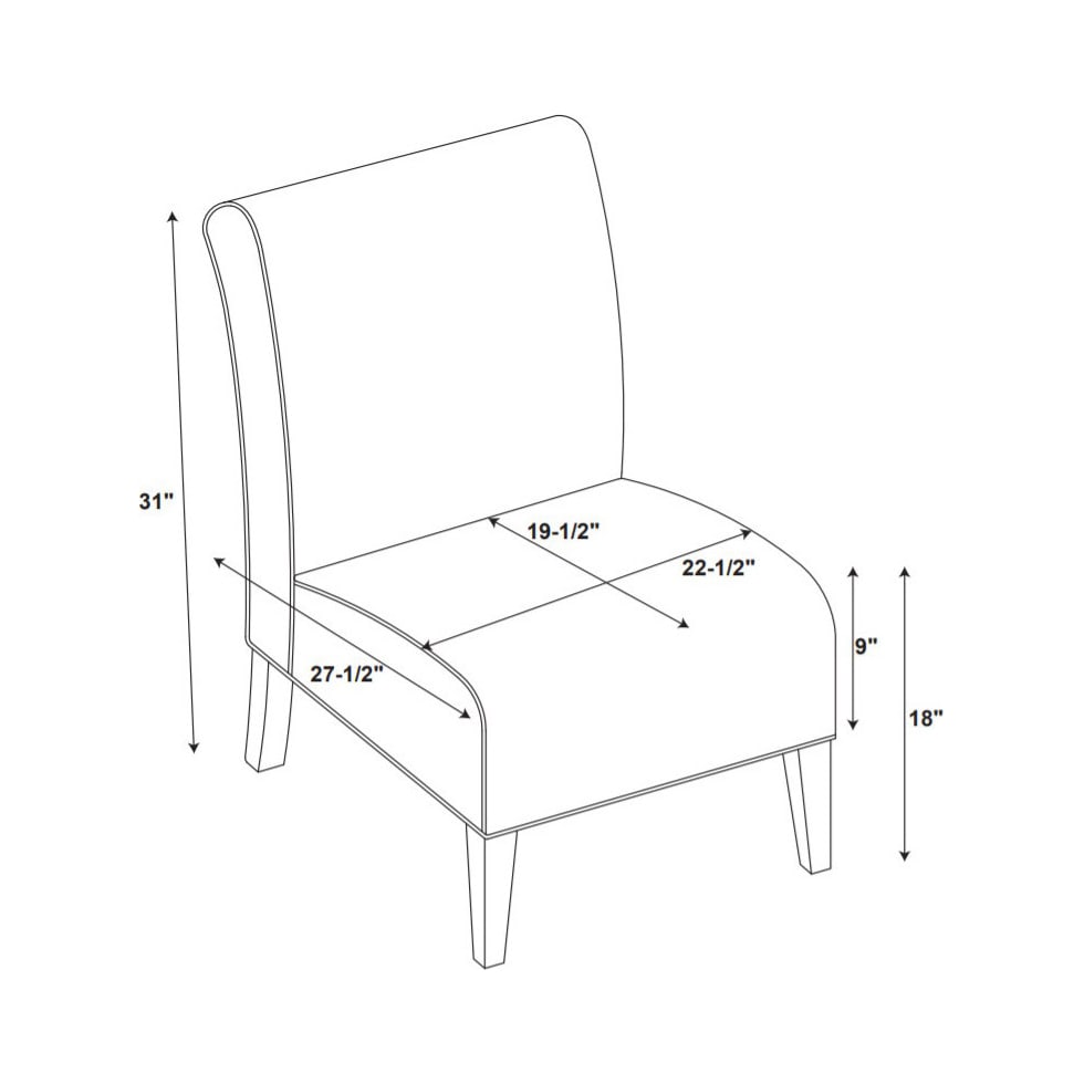 galli gray accent chair   