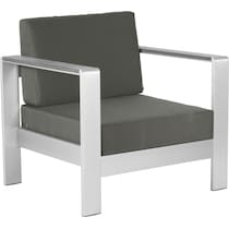 galveston gray outdoor chair   