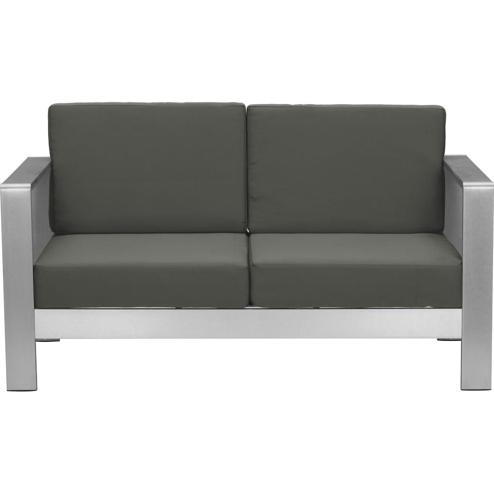 galveston gray outdoor sofa   