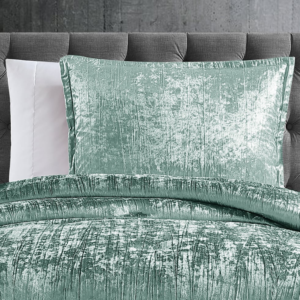 galway bedding green queen bedding set   