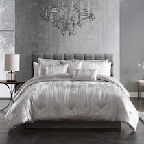 galway bedding silver queen bedding set   