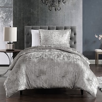galway bedding silver twin bedding set   