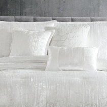 galway bedding white queen bedding set   