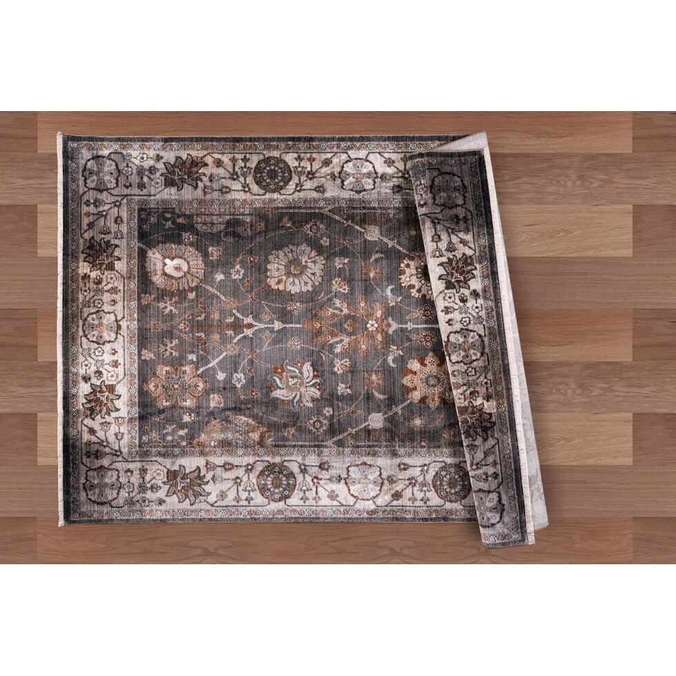 garant gray area rug  x    