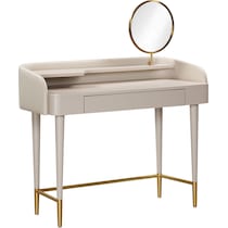 garant neutral vanity desk   