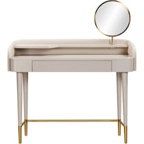 garant neutral vanity desk   