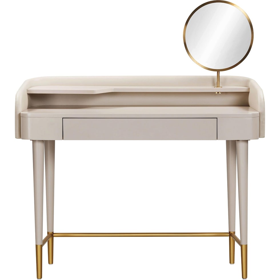 garant neutral vanity desk   