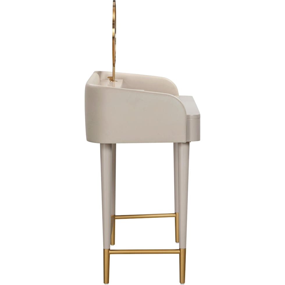 garant neutral vanity desk   