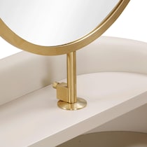 garant neutral vanity desk   