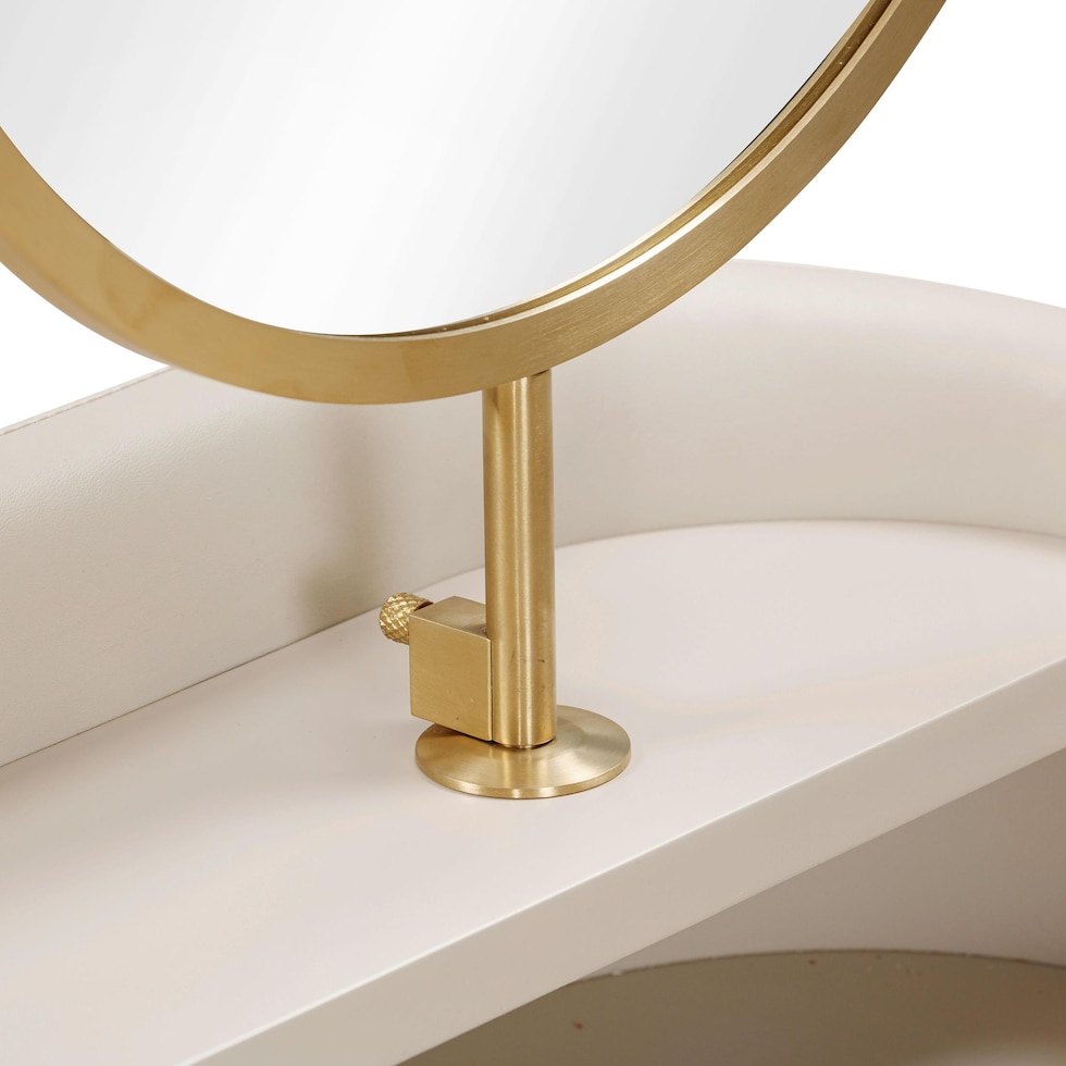 garant neutral vanity desk   