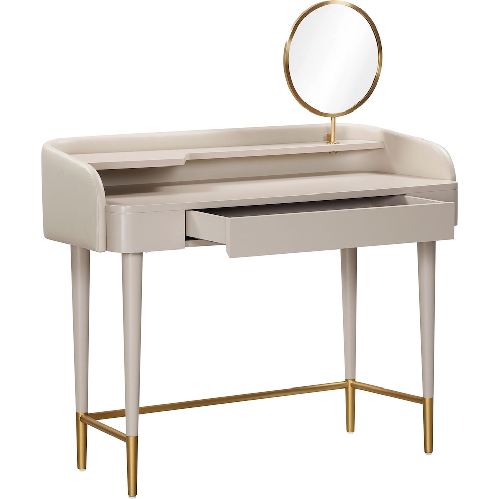 garant neutral vanity desk   