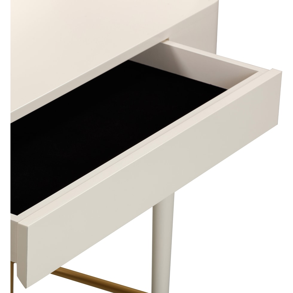 garant white vanity desk   