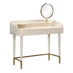 garant white vanity desk   