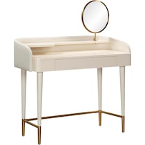 garant white vanity desk   