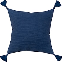 garcelle blue accent pillow   