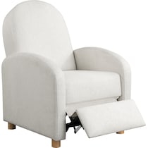 gardena white recliner   