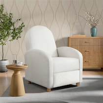 gardena white recliner   