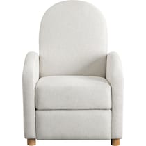 gardena white recliner   