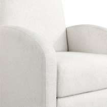 gardena white recliner   