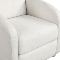 gardena white recliner   