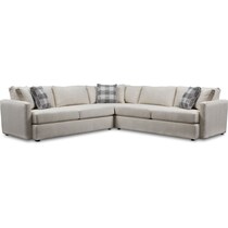 garrett beige  pc sectional   