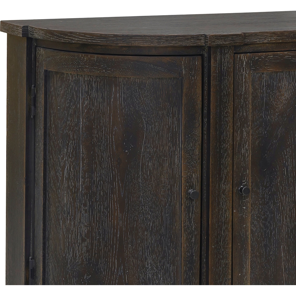 gatlin dark brown accent chest   