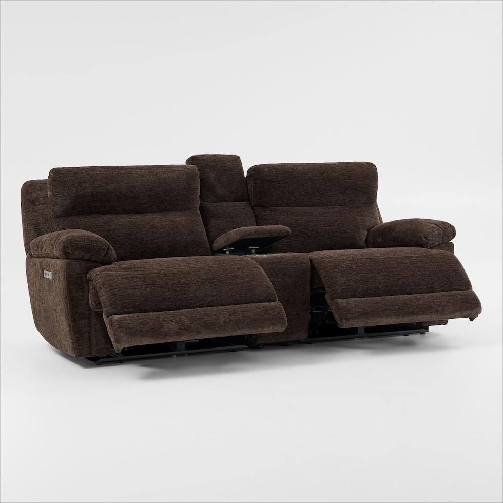 gatlin dark brown loveseat   