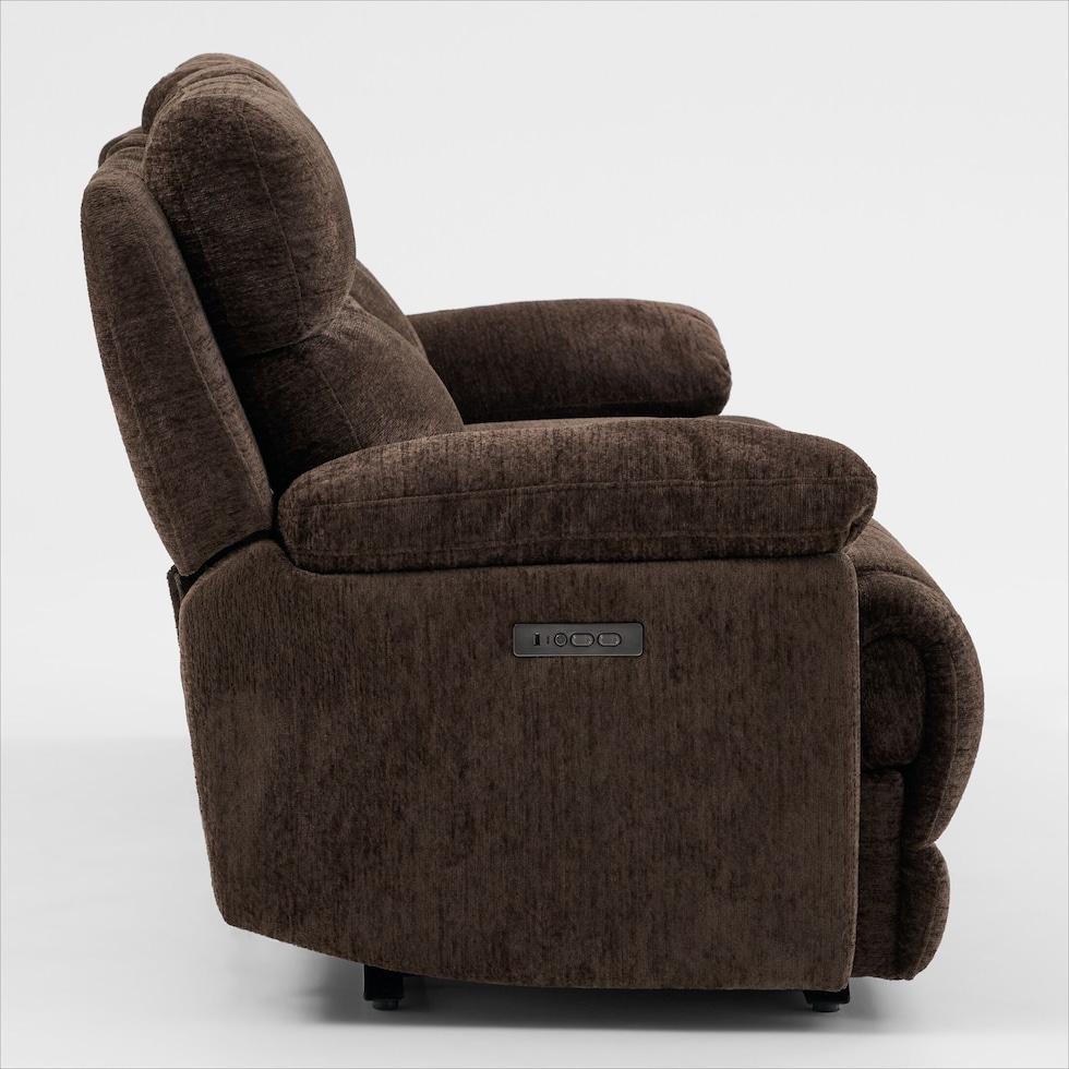 gatlin dark brown loveseat   